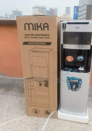 Mika Bottom Load 3 Taps Water Dispenser Silver Md3td