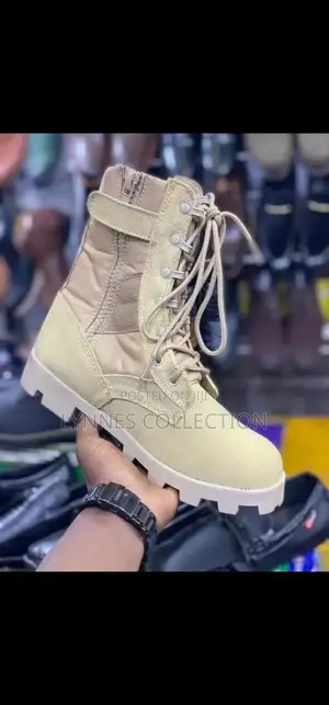Tactical Millitary Combat Outdoor Boots With Zipper