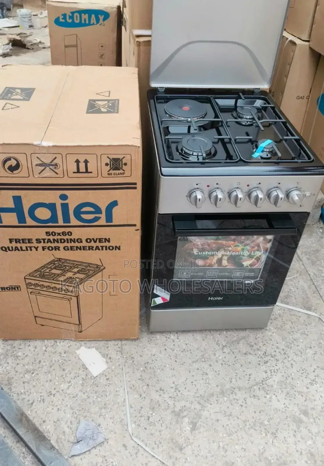 50*60 Haier 3 + 1e Cooker With Electric Oven H3gc/E