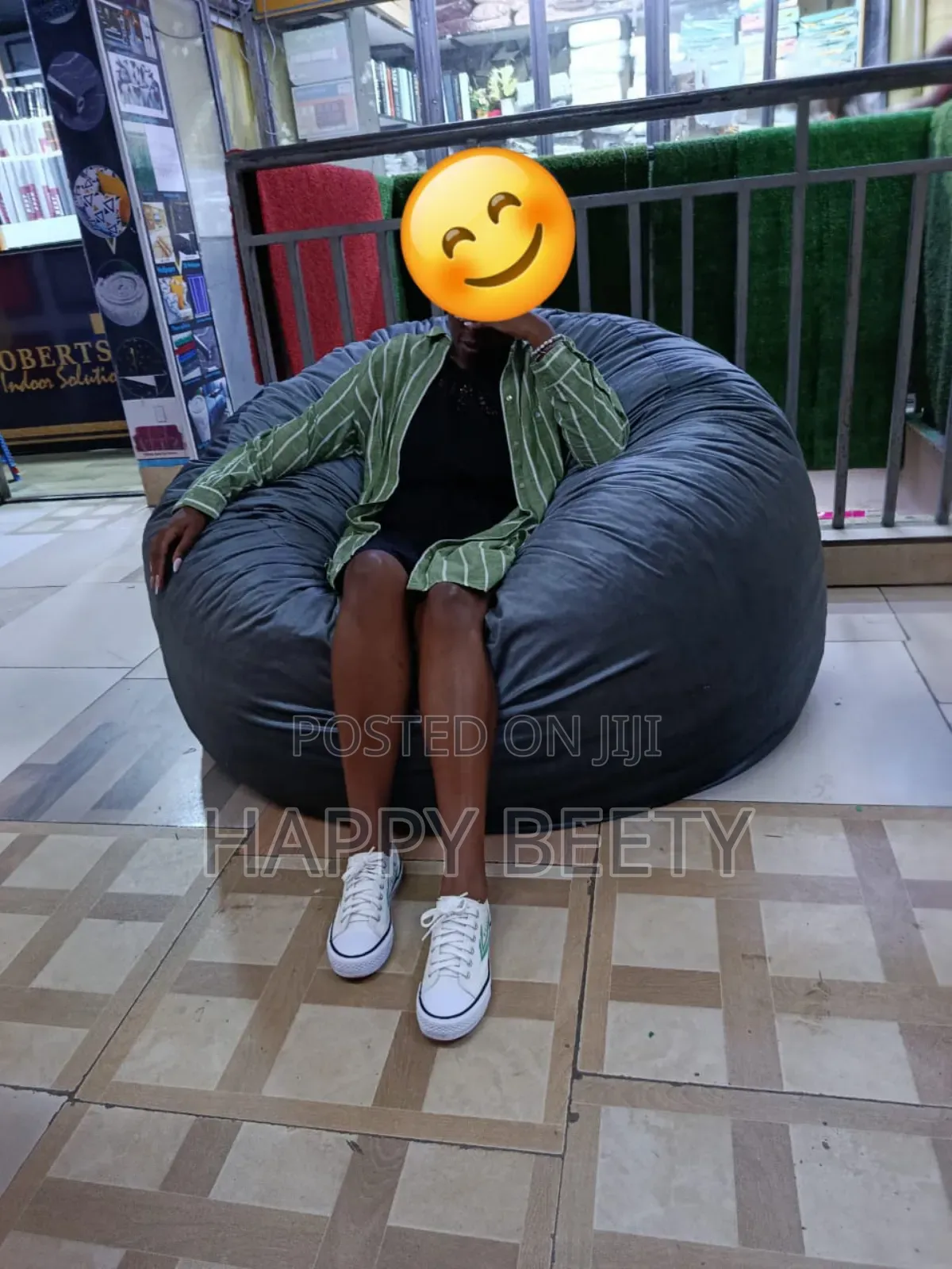 Large Cozy Beanbag Puff