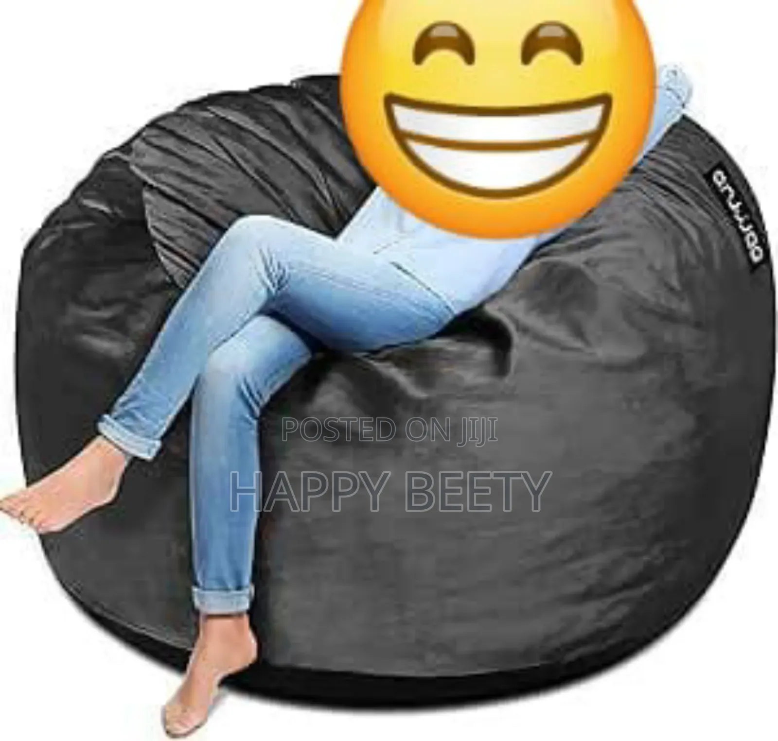 Large Cozy Beanbag Puff