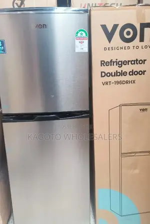 Von 195 Litres Double Door Refrigerator VRT-195/Dd