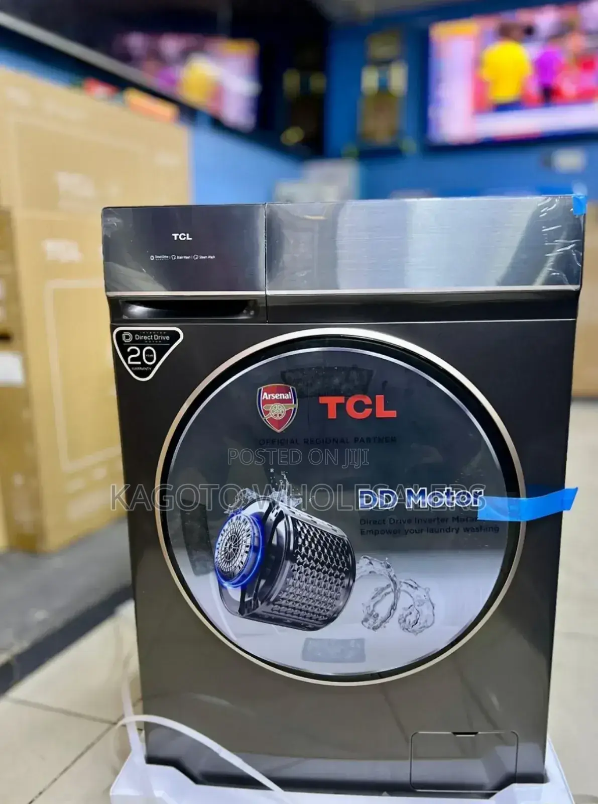 Tcl Washing Machine Front Loading Wash And Spin Tc/9kg