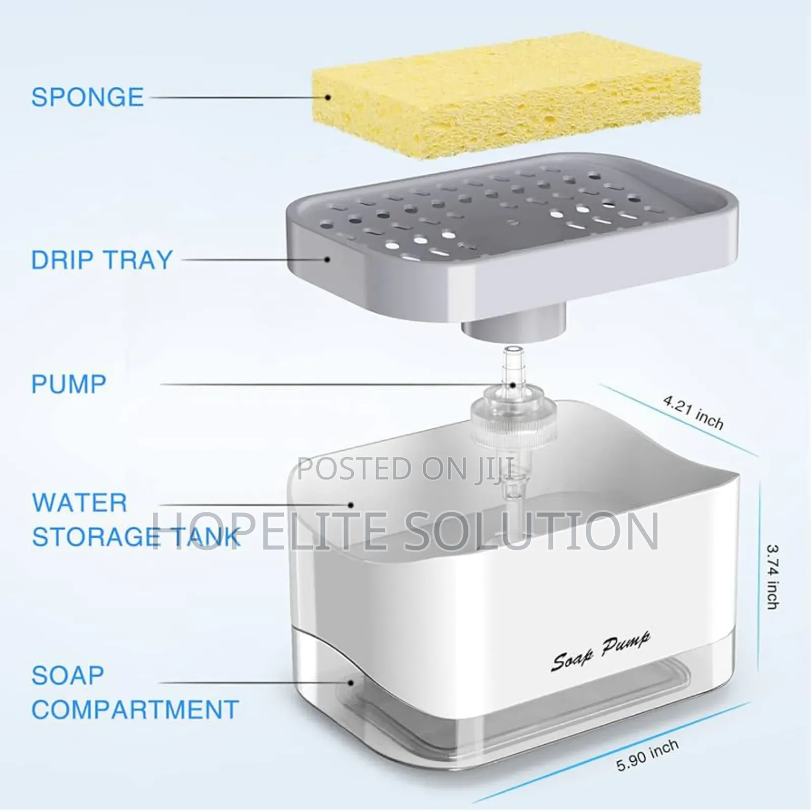 Soap and Sponge Candy /Soap Pump