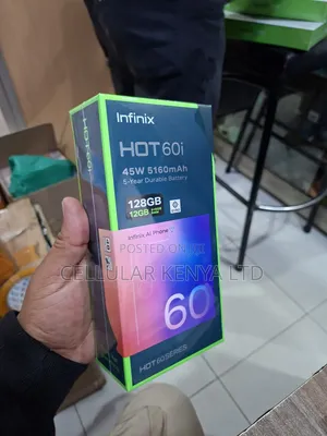 New Infinix Hot 60i 128 GB Black