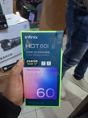 New Infinix Hot 60i 256 GB Black