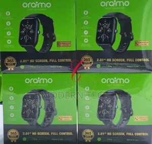 Oraimo Watch 5 Lite 2.01" Hd Ip68 Watch