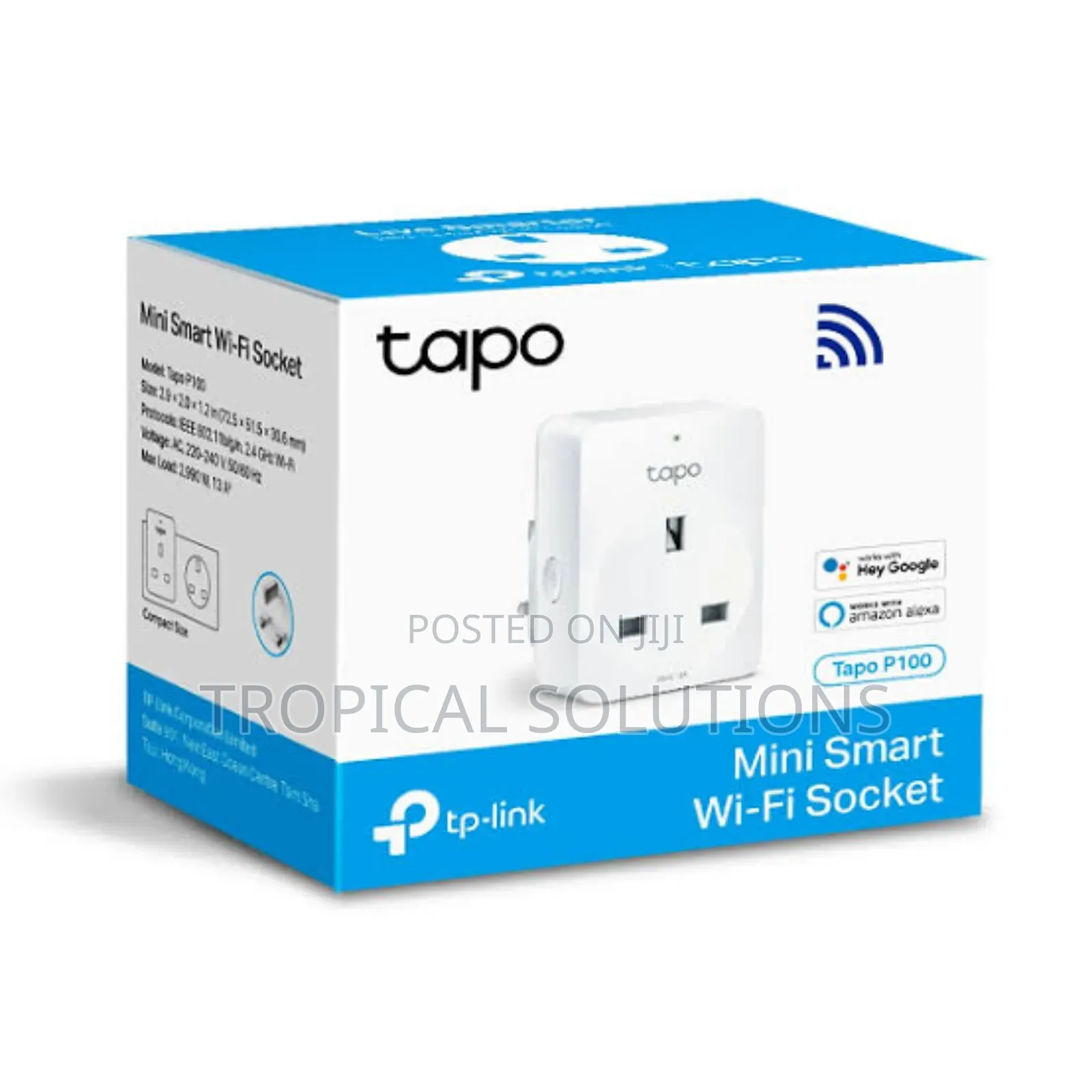 Tl-Tapo P100 (1 Pack) Tp-Link Mini Smart Wifi Socket
