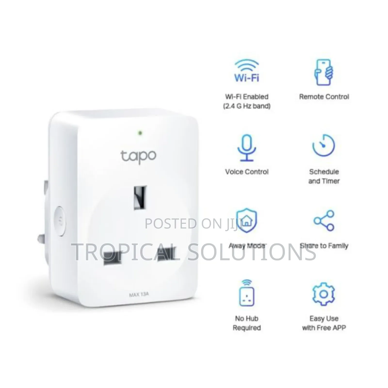 Tl-Tapo P100 (1 Pack) Tp-Link Mini Smart Wifi Socket