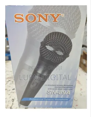 Sony Sn-89a Uni-Directional Dynamic Vocal Microphone Wired