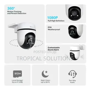 Tp-Link Outdoor Tilt Security Wifi Camera Tl-Tapo C500