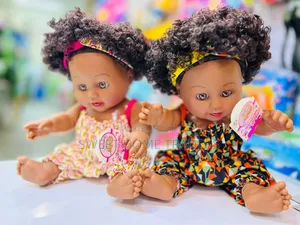 African Doll With New Dress