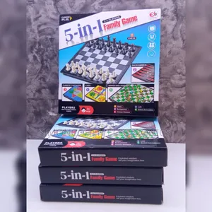 5 in 1 Family Game Board