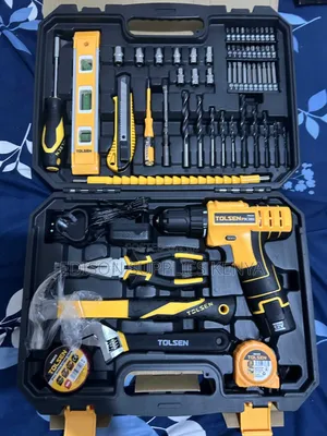 Cordless Drill Tool Sets Tolsen 65pcs Household Tools Set Drills
