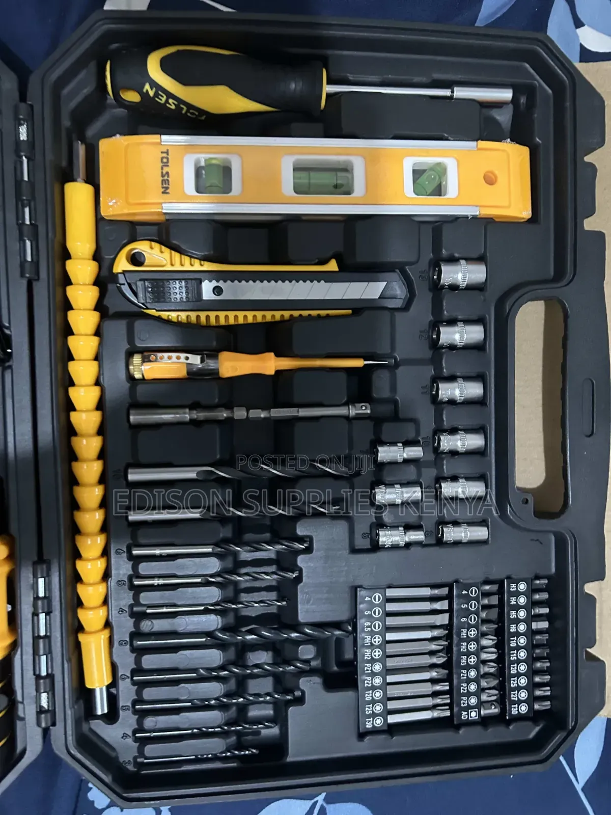 Cordless Drill Tool Sets Tolsen 65pcs Household Tools Set Drills