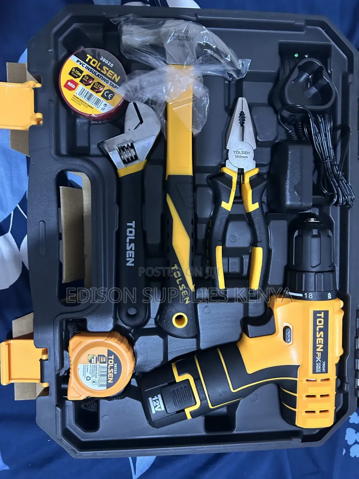 Cordless Drill Tool Sets Tolsen 65pcs Household Tools Set Drills