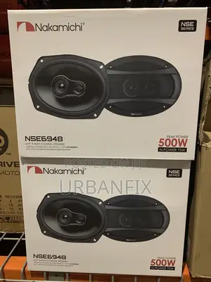 Nakamichi 6 by 9 Oval 500watts Powerful Midrange Speakers