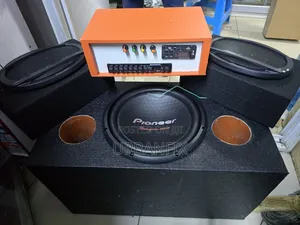 Pioneer 1600watts Double Coil+ 2 Oval Speakers + Juacali Amp