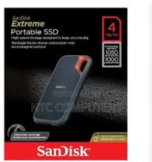 Sandisk E61 Extreme Portable SSD 4tb-Sdssde61-4t00-G25