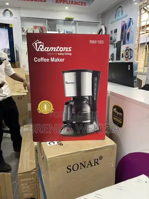 Coffee Maker Black - Rm/193