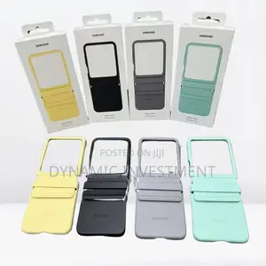 Samsung Galaxy Z Flip 6 Faux Leather/Kindsuit Case- Grey