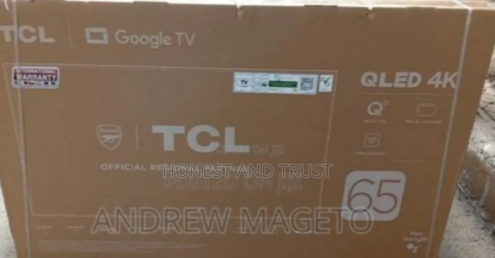 TCL 65 Inches Smart Tv