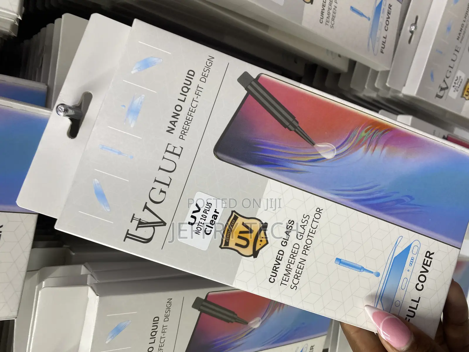 Akcoogalaxy Note 10 Plus Tempered Glass Screen Protector Uv