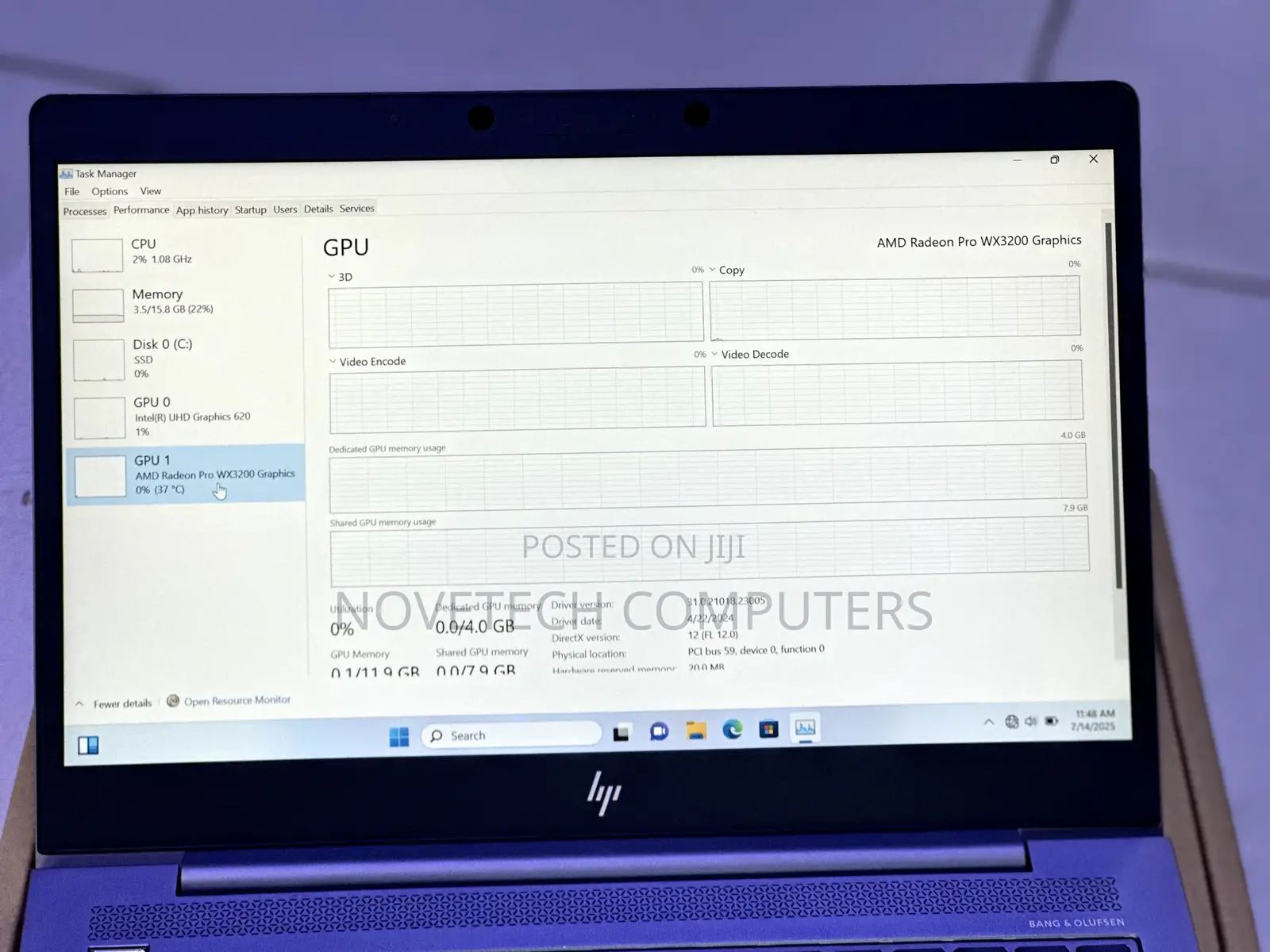 Laptop HP ZBook 14u 16GB Intel Core I7 HDD+SSD 512GB