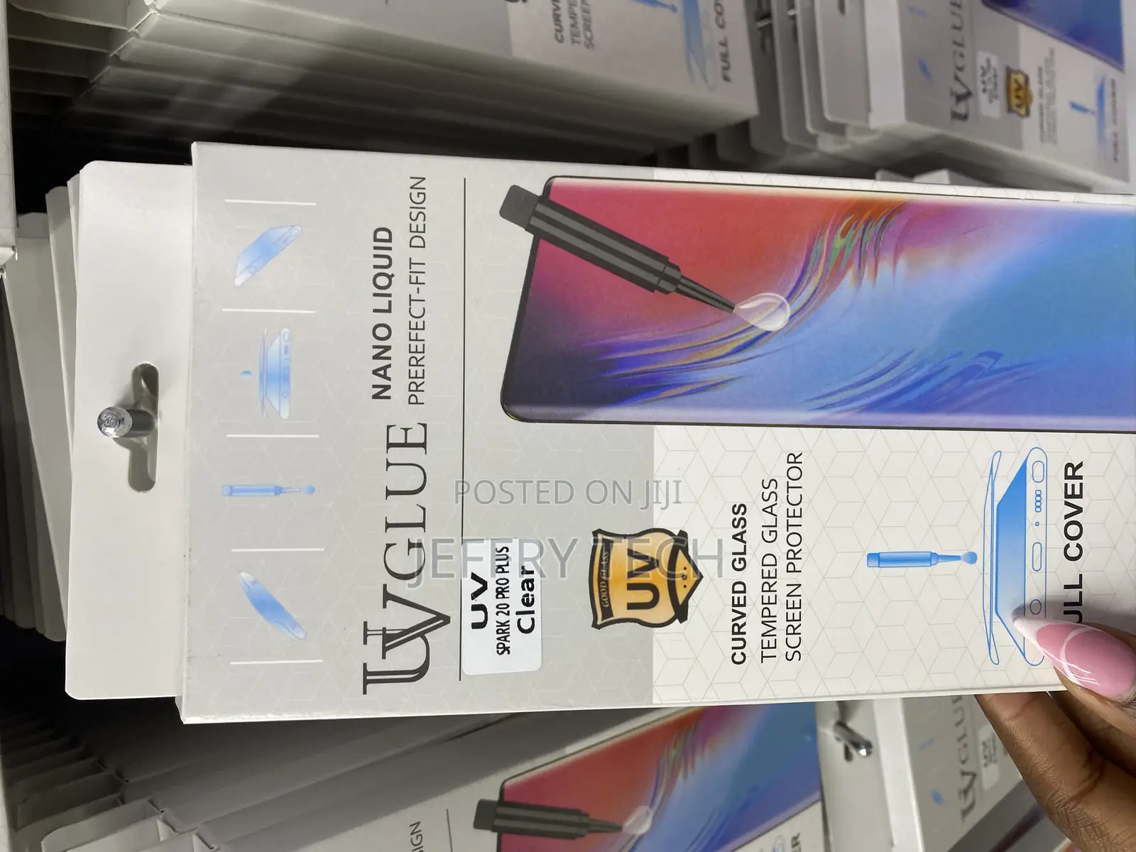 Iginal Tecno Spark 20 Pro Plus Uv Glass Screen Protector