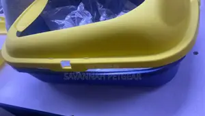 Cat Litter Box, High-Sided Rim Litter Scoop