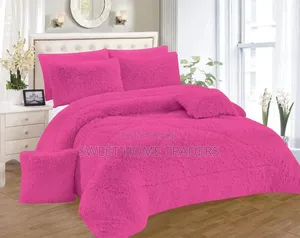 Pink Fluffy Duvet 