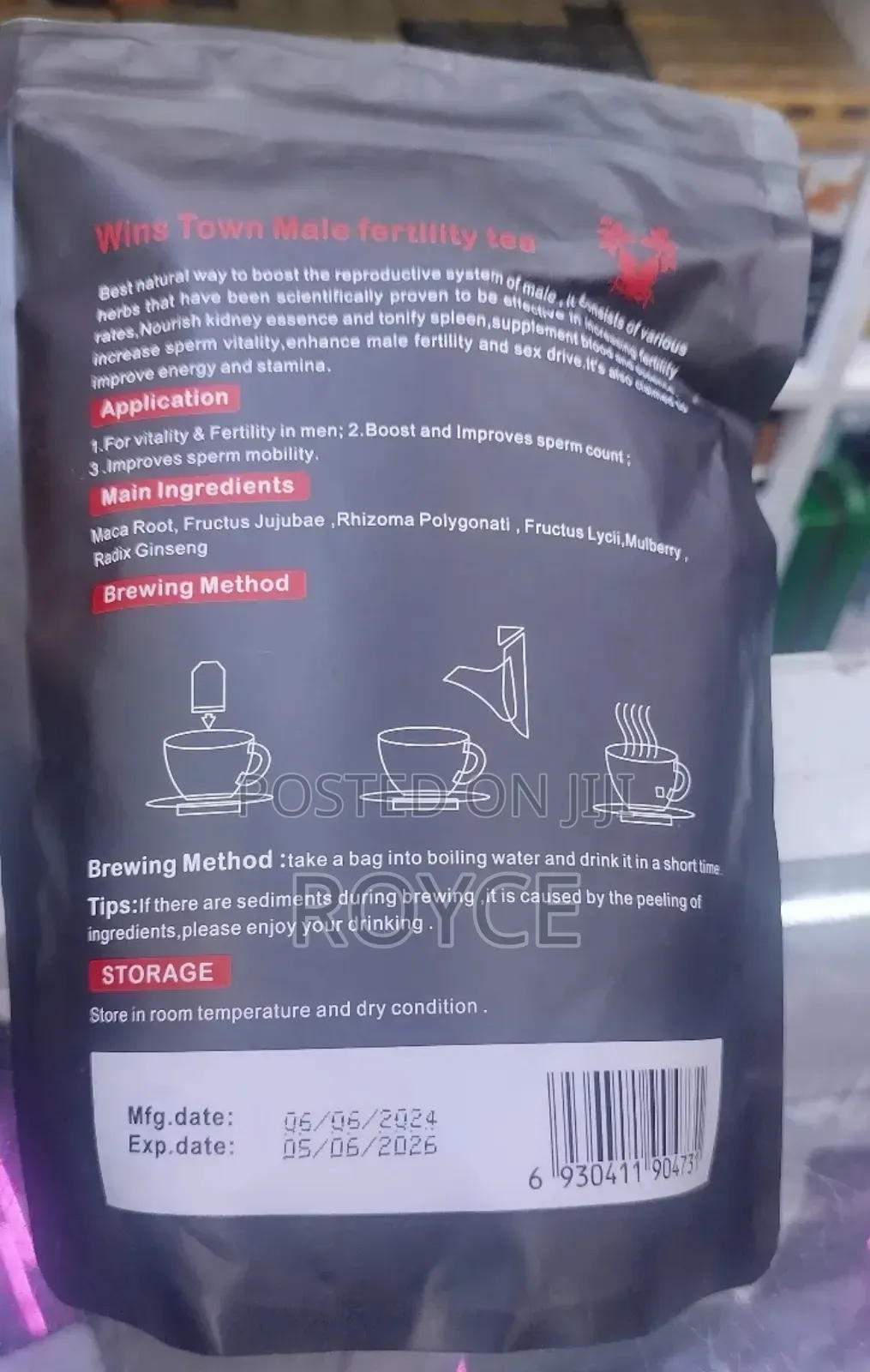 Male Fertility Tea