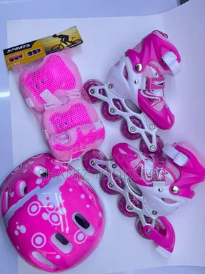 Pink Adjustable Skates (31-42)