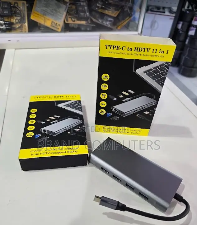 11 in 1 Type C to Hdmi Docking Station Hub
