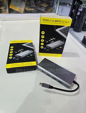 11 in 1 Type C to Hdmi Macbook Adapter With 11 Other Ports