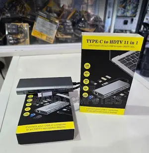 11-in-1 Type-C Usb 3.0 Hub Type C to Hdmi-Vga Docking