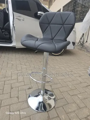 High Back Black Bar Stools