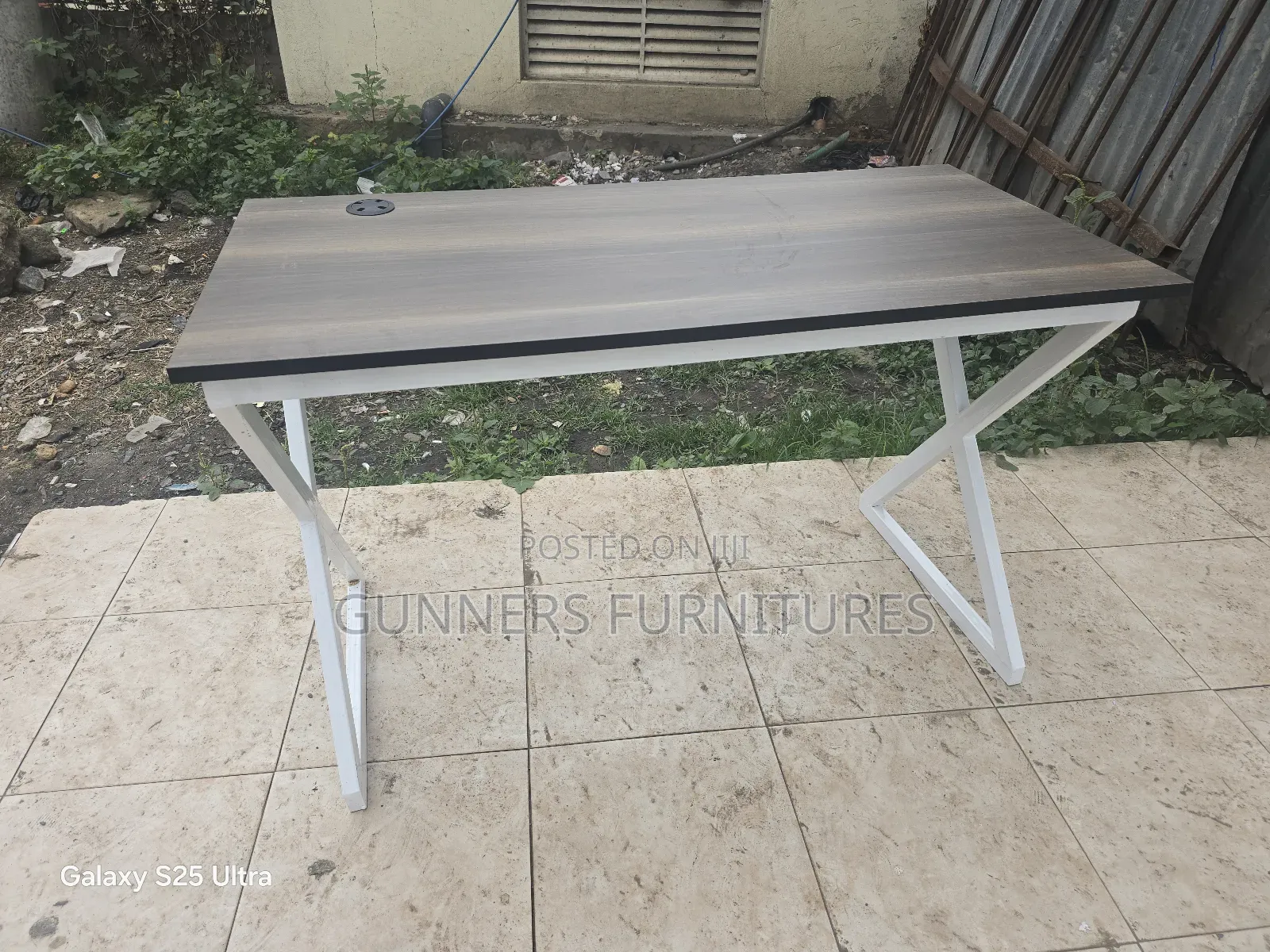 Metallic Frame Desk