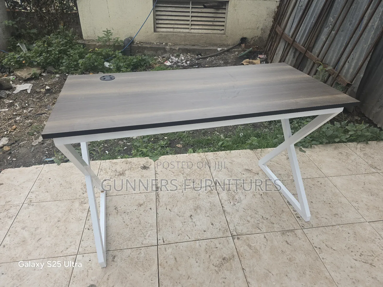 Metallic Frame Desk