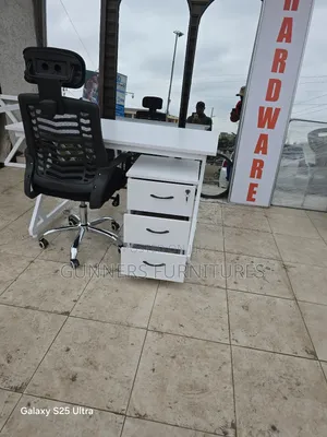 Combo Desk And Headrest Chair.