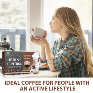 Natural Herbal Burn + Control Slim Diet Coffee Weight Loss