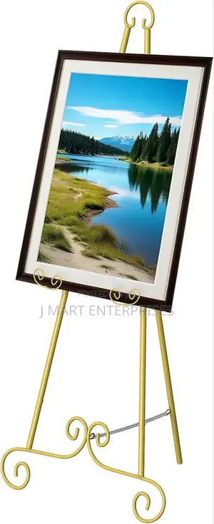 Gold Easel Stand for Sign