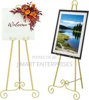 Gold Easel Stand for Sign