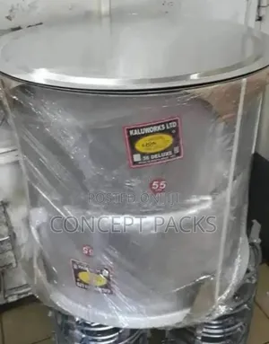 55l Aluminium Sufuria With Lid Handles.