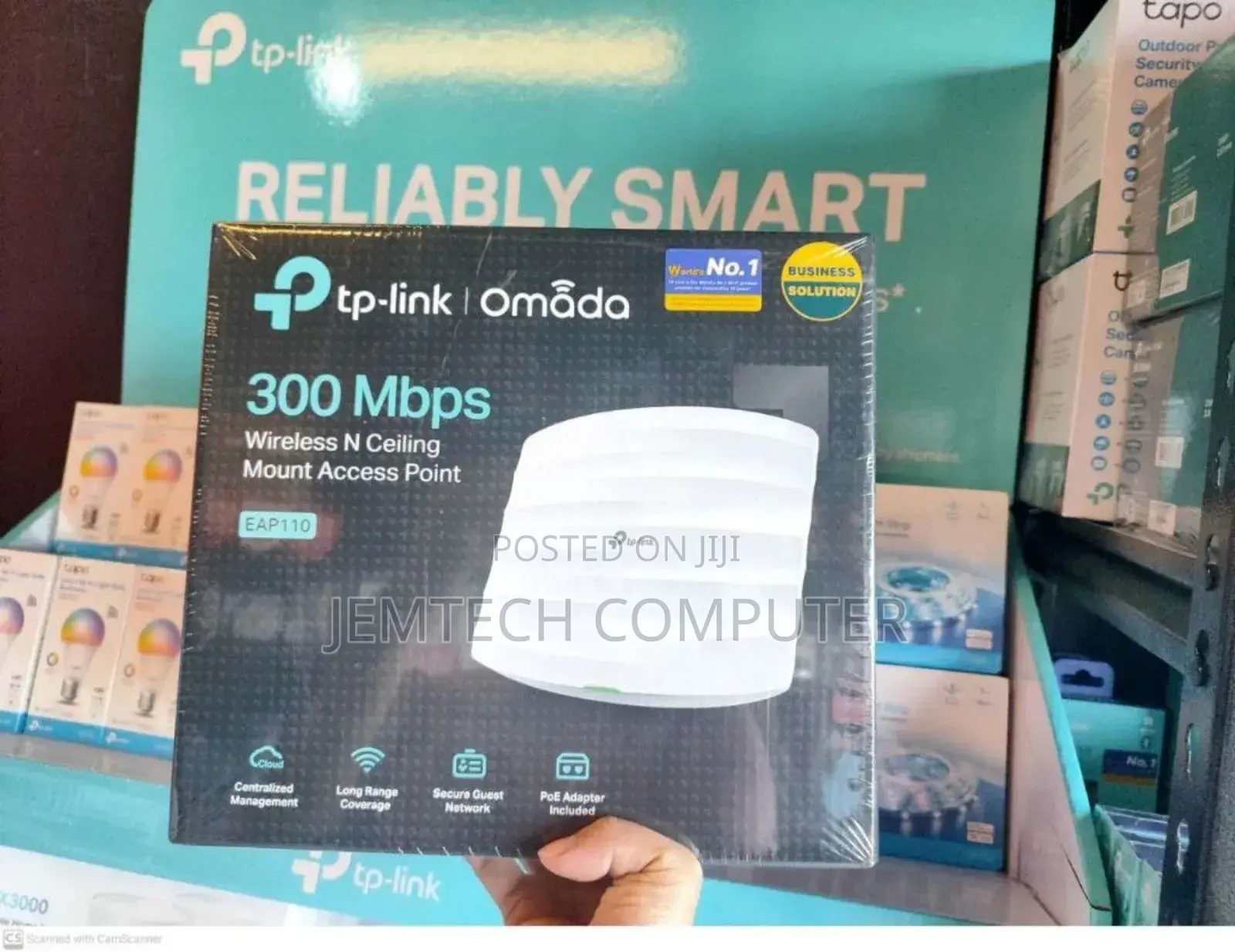 Tp-Link Eap110 Wireless N Ceiling Mount Access Point