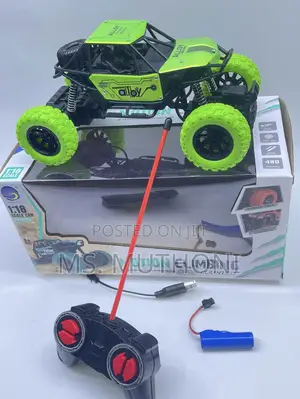 Green Rc Rechargeable Monster Truck