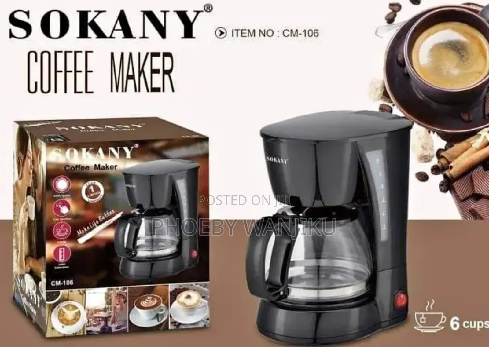 Electric Coffee Maker Machine