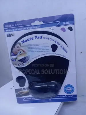 Mouse Pad With Gel Wrist Support Mouse Pad