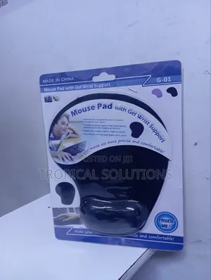 Mouse Pad With Gel Wrist Support Mouse Pad