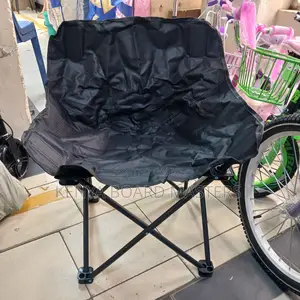Foldable Black Camping Chair